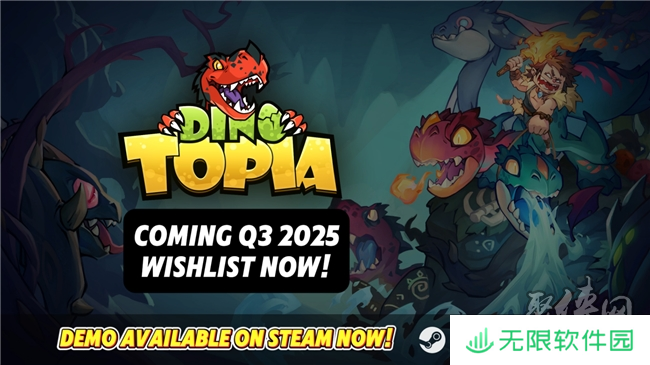 2／25 全新沙盒Roguelike冒险之旅《Dino Topia》试玩版于 Steam 上线！