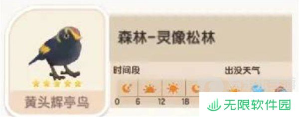 心动小镇黄头辉亭鸟在哪出没 黄头辉亭鸟位置